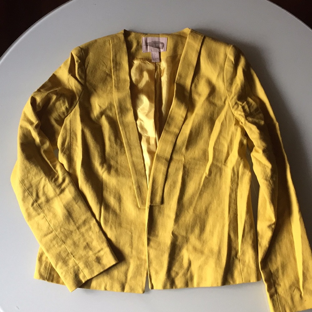 Yellow blazer from Forever 21 Size S